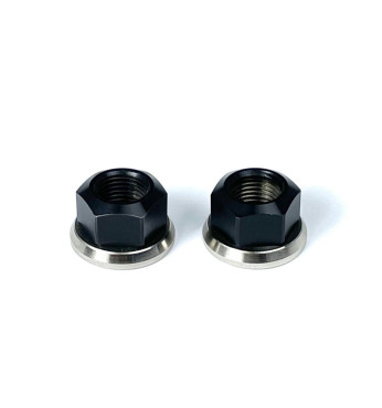 Elite Hub Nut Black/Silver